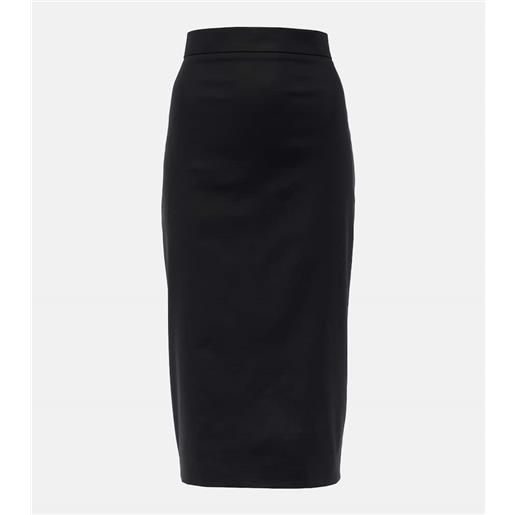 Max Mara gonna a tubino eden in misto cotone