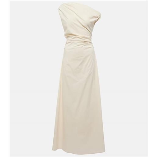 Staud abito lungo maxi phare in popeline di cotone