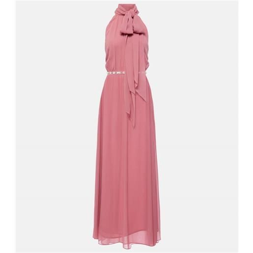 Max Mara abito lungo in seta
