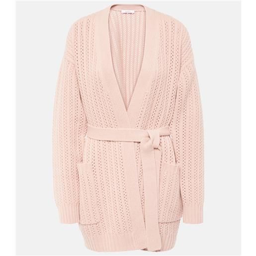 Max Mara cardigan in lana e cashmere con cintura