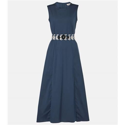 'S Max Mara abito midi preston in popeline di misto cotone