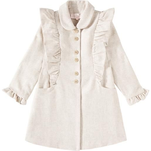 Tutu Du Monde cappotto koko in misto lana con volant