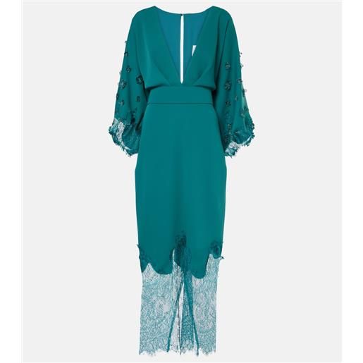 Costarellos abito midi con pizzo