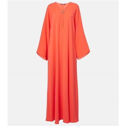 Max Mara abito lungo lillo in cady