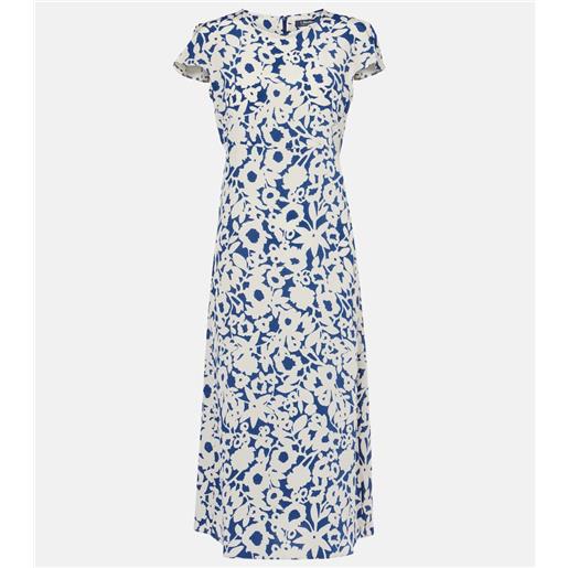 'S Max Mara abito midi gisella in seta crêpe de chine