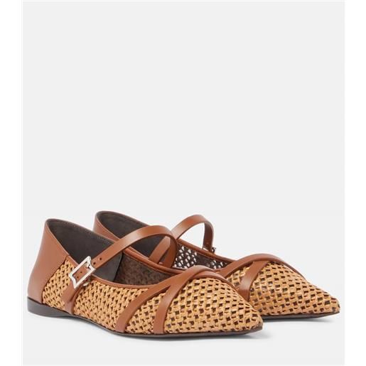 Max Mara ballerine mary jane intrecciate