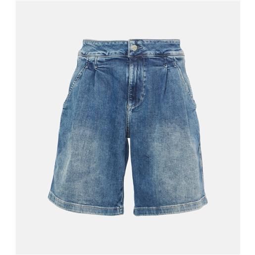 AG Jeans shorts di jeans a vita alta