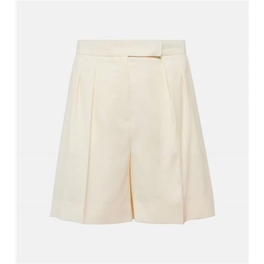Max Mara short priamo in lana vergine a vita alta