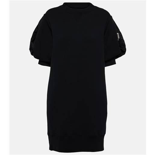 Sacai miniabito sponge in misto cotone
