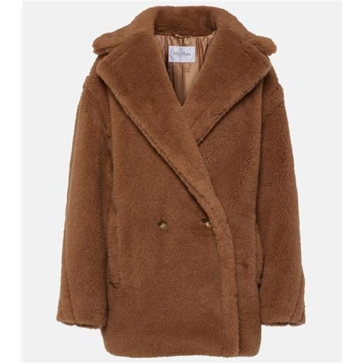 Max Mara giacca in teddy di lana e seta