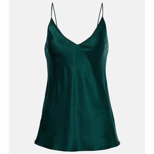 Max Mara camisole metello in raso di seta