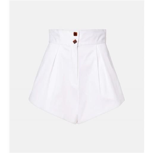 Adriana Degreas shorts in misto cotone a vita alta