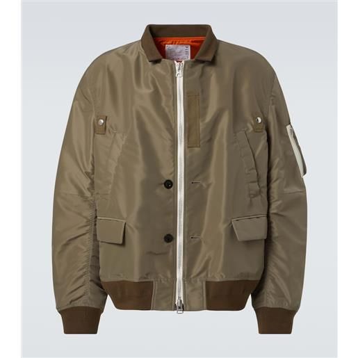 Sacai bomber in twill tecnico