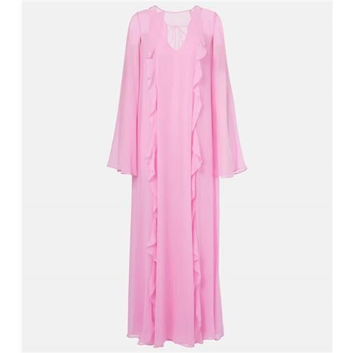 Max Mara abito lungo smirne in georgette