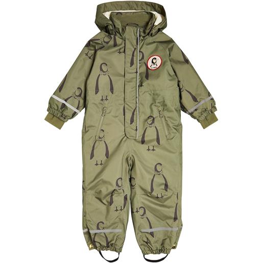 Mini Rodini tuta da sci kebnekaise con stampa