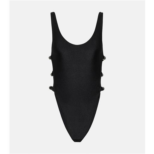 Adriana Degreas costume intero deco con cut-out