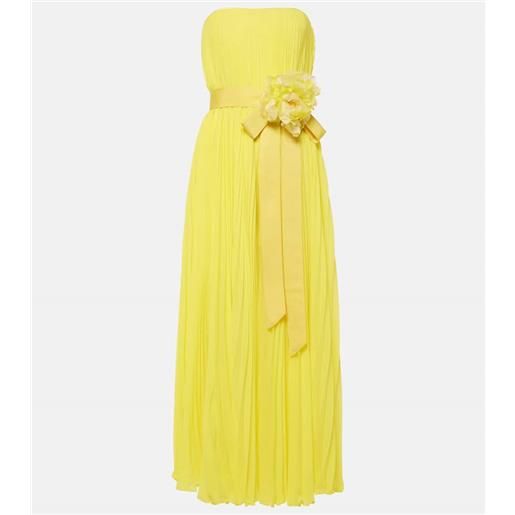 Max Mara abito lungo elegante hiltex in chiffon