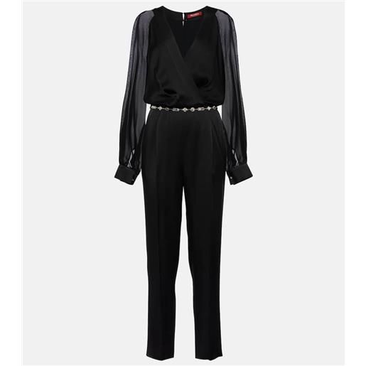 Max Mara jumpsuit con cut-out