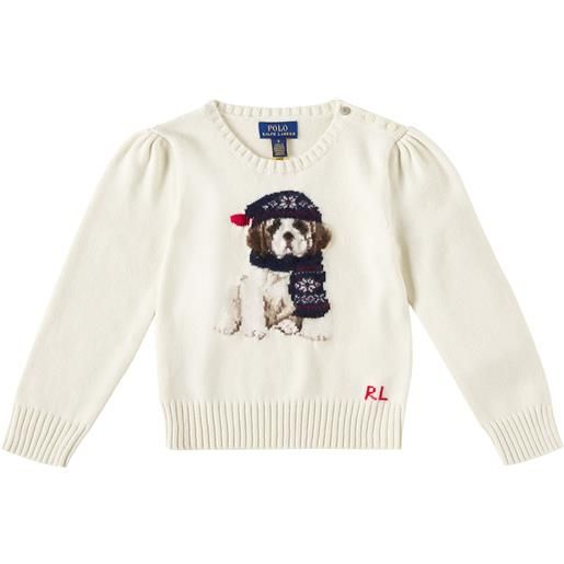Polo Ralph Lauren Kids pullover in lana con intarsi