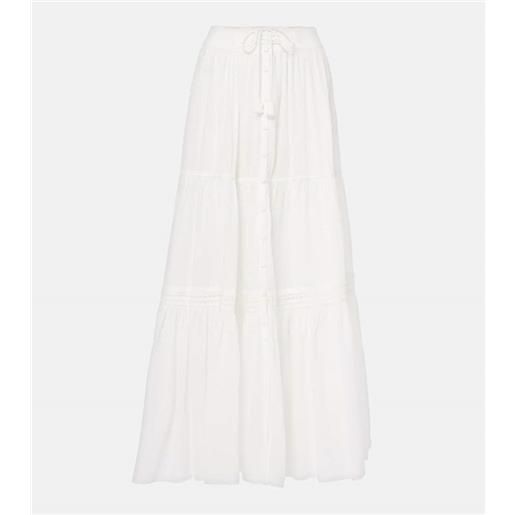 Poupette St Barth gonna lunga in cotone