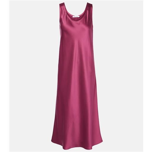 Max Mara abito midi banjo in raso di seta
