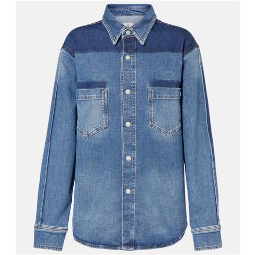 AG Jeans camicia di jeans monaco patchwork