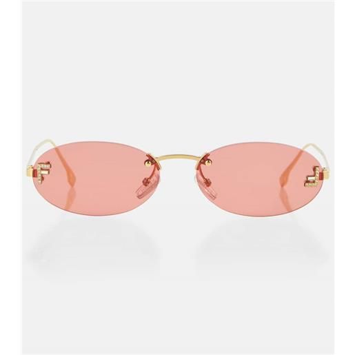 Fendi occhiali da sole ovali Fendi first