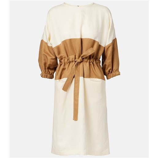 Max Mara abito vasto in maglia di lino e seta