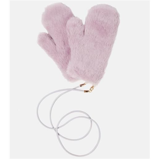 Max Mara muffole ombrato in alpaca, lana e seta