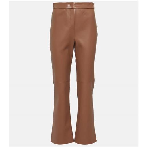 'S Max Mara pantaloni flared sublime in similpelle