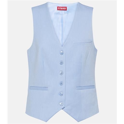 Staud gilet brett in misto cotone