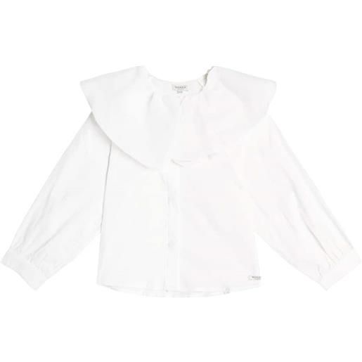 Donsje blusa houte in lino e cotone