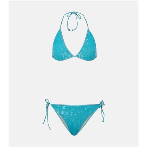 Adriana Degreas bikini con paillettes