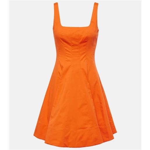 Staud miniabito wells in popeline di cotone