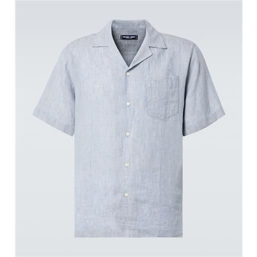 Frescobol Carioca camicia angelo in lino