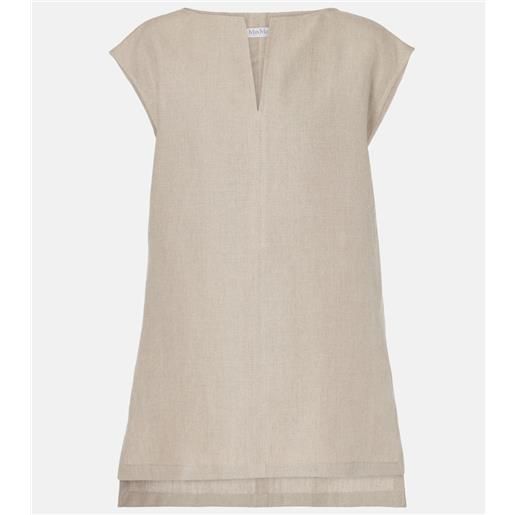 Max Mara top colombo in lino