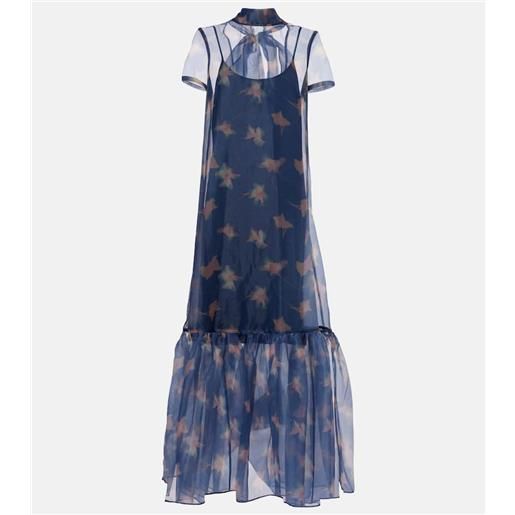 Staud abito lungo calluna in organza