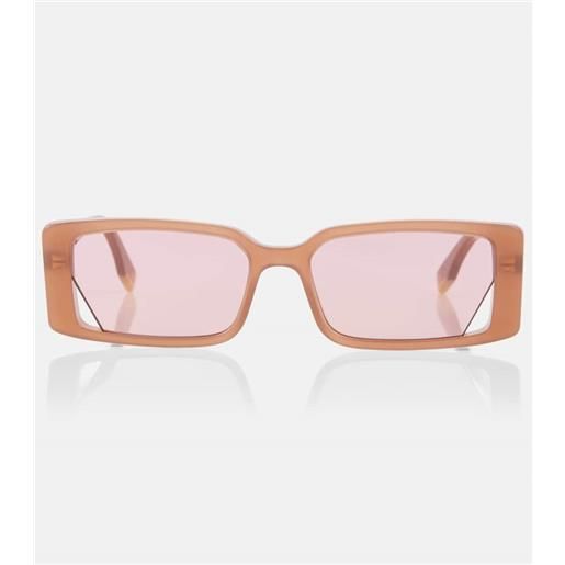 Fendi occhiali da sole rettangolari Fendi way