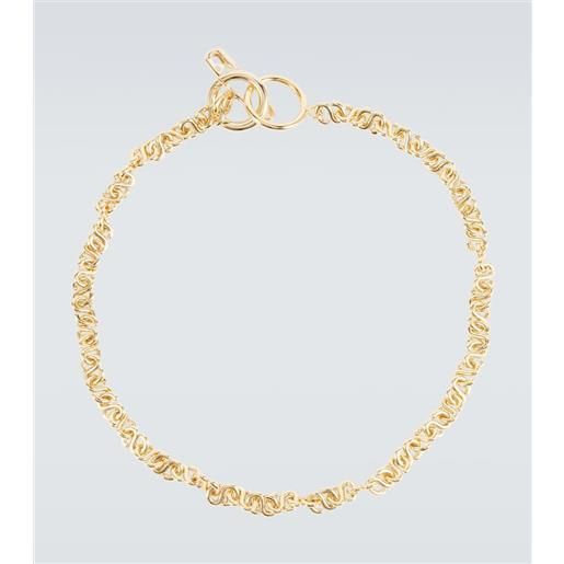 Sacai choker a catena placcato oro