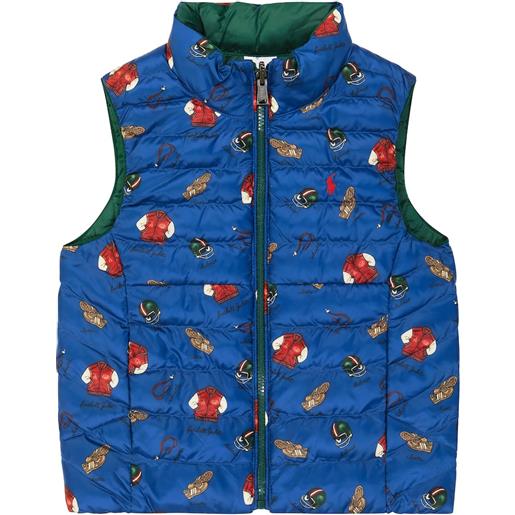 Polo Ralph Lauren Kids gilet imbottito con logo