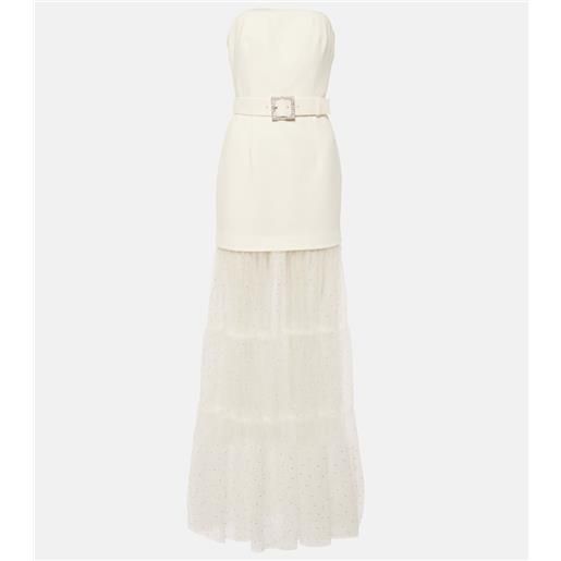 Rebecca Vallance bridal - abito mirabella in crãªpe e tulle