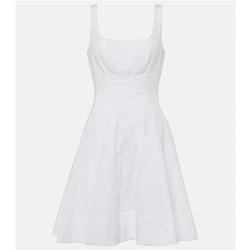 Staud miniabito wells in popeline di cotone