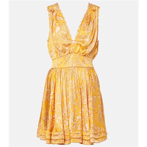 Poupette St Barth abito corto bessie con stampa