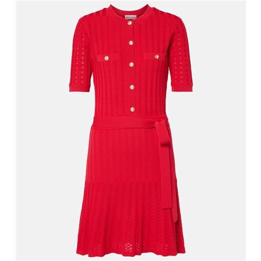 Rebecca Vallance abito corto lucy in maglia