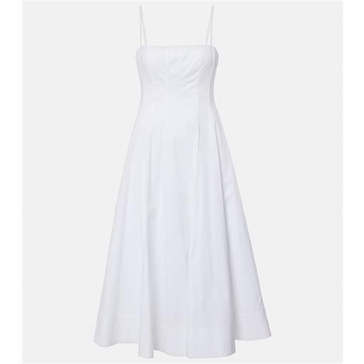Staud abito midi wylie in cotone