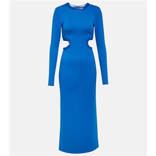 Staud abito midi dolce con cut-out