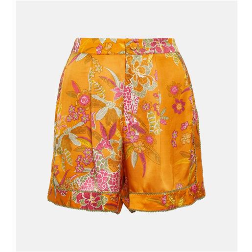 Poupette St Barth shorts isabelle con stampa floreale