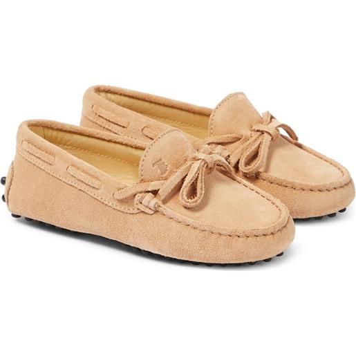 Tod's Junior mocassini gommino in suede