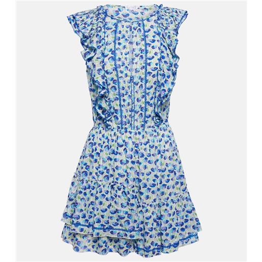 Poupette St Barth miniabito bambi con stampa floreale