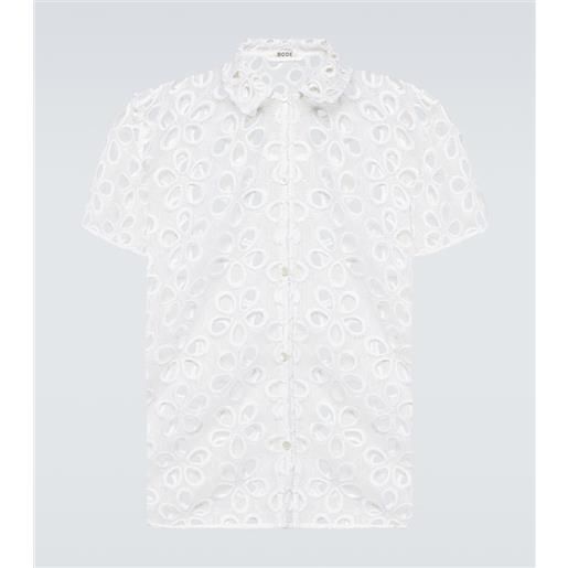 Bode camicia primrose in pizzo